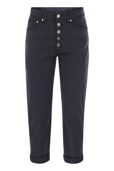 DONDUP DONDUP KOONS - LOOSE-FITTING JEANS IN LYOCELL AND STRETCH COTTON