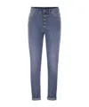 Dondup Koons Jewelled Five-pocket Jeans In Blue