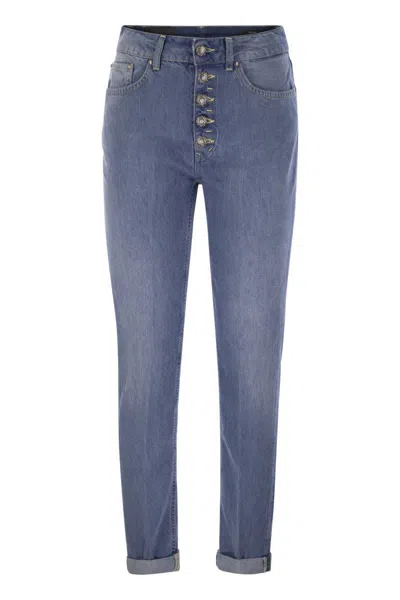 Dondup Koons - Loose Lyocell Jeans In Blue