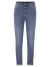 Dondup Koons - Loose Lyocell Jeans In Medium Denim