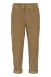 Dondup Five Bags Of Jeans In Brown