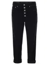 Dondup Woman Pants Black Size 31 Cotton, Elastomultiester, Elastane In Black