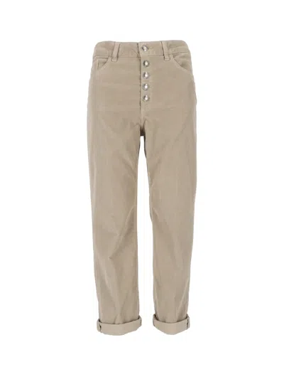 Dondup Koons Bot Gioie Pants In Animal Print