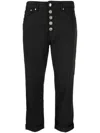 Dondup Woman Pants Black Size 31 Cotton, Elastomultiester, Elastane In Black
