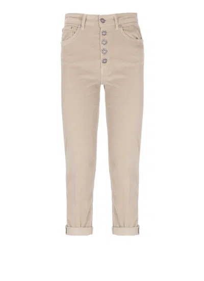 Dondup Koons Bot Gioie Pants In Neutral