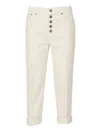 Dondup Koons Bot Gioie Pants In White