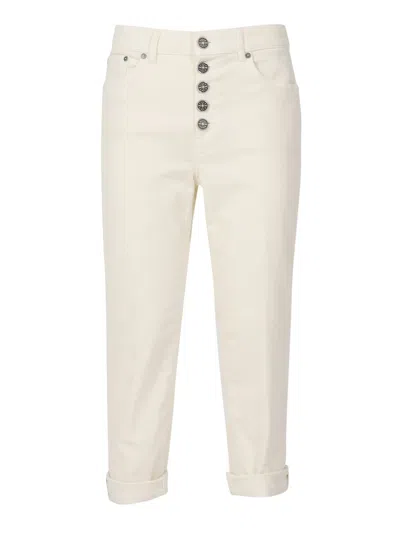 Dondup Koons Bot Gioie Pants In White