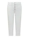 Dondup Woman Jeans Dp268bbs0030d 000 Jeans 5tasche Loose Knoons Bot White In White