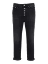 Dondup Koons Bot Jewelry Pants In Black