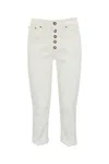 Dondup Koons Bull Stretch Jeans In White