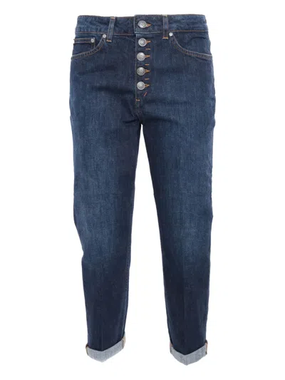 Dondup Koons Button-fastening Jeans In Blue