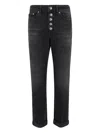 Dondup Pantalone Koons 30 Inches In Black