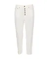 Dondup Koons Trousers In White