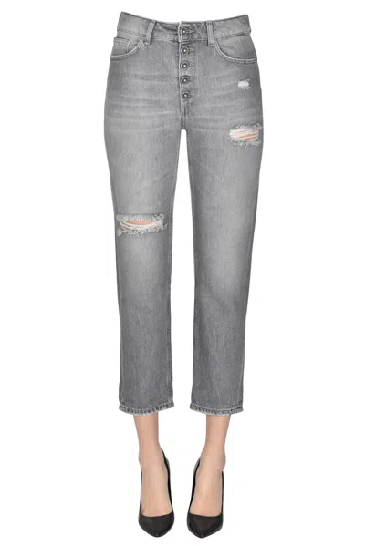 DONDUP KOONS DESTROYED EFFECT JEANS
