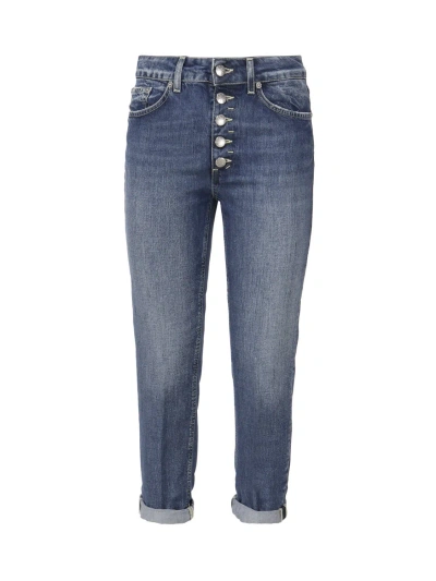 Dondup Koons Loose Jeans In Bull Stretch In Blue