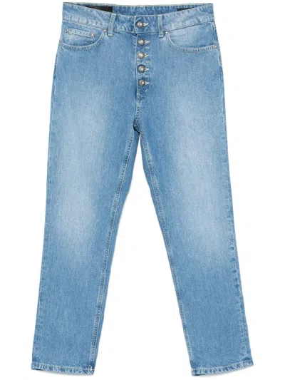 Dondup Light Blue Cotton Koons Jeans