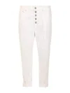 Dondup Koons Trousers In White