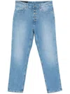 Dondup Light Blue Cotton Koons Jeans In Blue