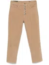 Dondup Koons Bot Gioie 5-pocket Pants In Brown