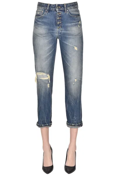 Dondup Koons Jeans In Light Denim