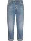 Dondup Koons Jewel Trousers In Blue