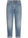 Dondup Koons Jewel Trousers In Blue