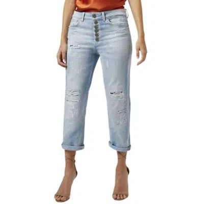 Dondup Koons Loose Fit Jean In Light Wash In Blue