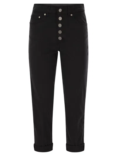 DONDUP DONDUP KOONS LOOSE FITTING JEANS IN LYOCELL AND STRETCH COTTON