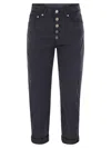Dondup Koons - Loose-fitting Jeans In Lyocell And Stretch Cotton In Blue