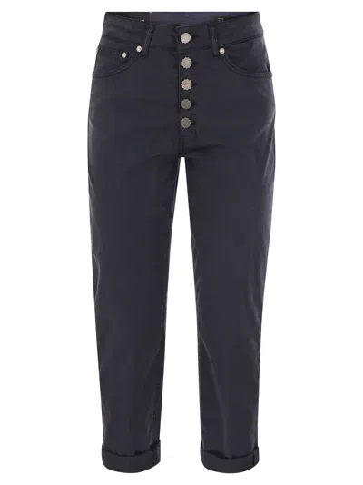 DONDUP DONDUP KOONS LOOSE FITTING JEANS IN LYOCELL AND STRETCH COTTON
