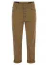 Dondup Koons Loose Fitting Jeans In Lyocell And Stretch Cotton