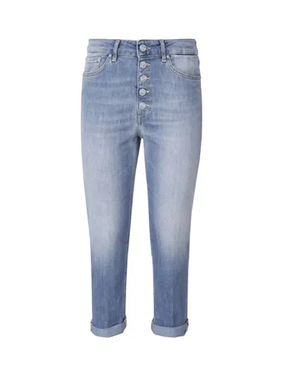 Dondup Koons Loose Jeans In Bull Stretch In Blue