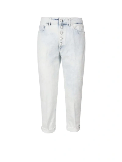 Dondup Koons Loose Jeans In Bull Stretch In White