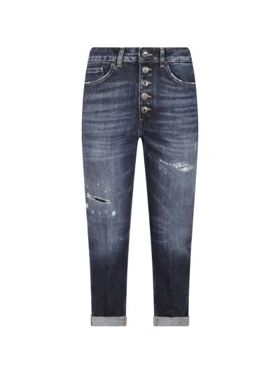 Dondup Koons Loose-fit Denim Trousers In Blue