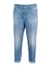 Dondup Koons Pants In Blue