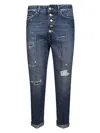 Dondup Koons Gioiello Jeans In Blue