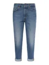 Dondup Koons Stretch Denim Jeans In Multi