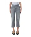 Dondup Koons Stud-embellished Jeans In Gray