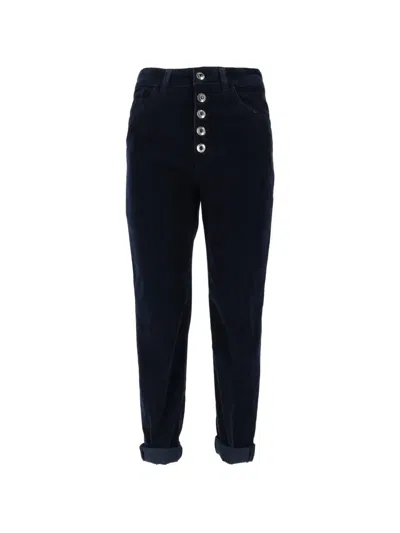 Dondup Koons Trousers In Black