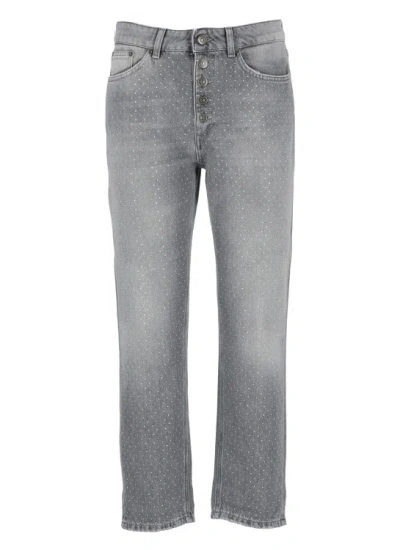Dondup Koons Trousers In Grey