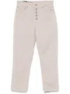 Dondup Koons Trousers In Neutrals