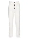 Dondup Koons Trousers In White