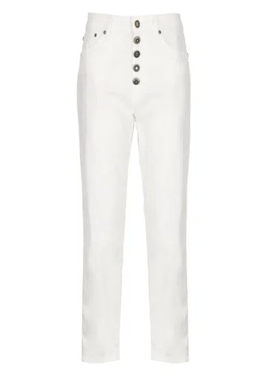 Dondup Koons Trousers In Beige