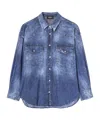Dondup Denim Shirt In Blue
