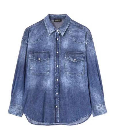DONDUP LAPEL LONG-SLEEVED SHIRT