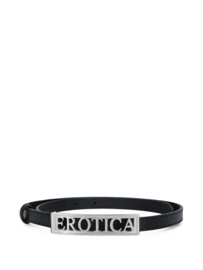 Dondup Leather Belt In Black