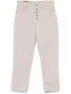 Dondup Koons Trousers In Beige