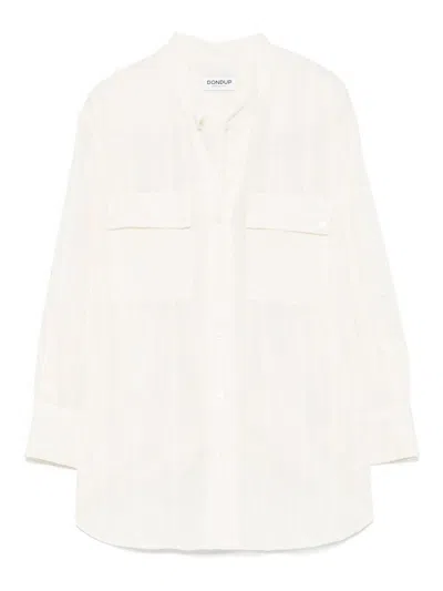 Dondup Light Beige Shirt With Long Sleeves