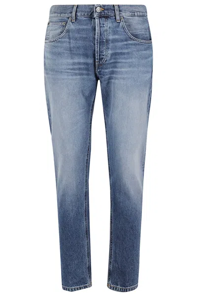 DONDUP LIGHT BLUE CARROT LEG JEANS