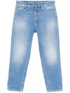 Dondup Light Blue Cotton Koons Jeans In Blue